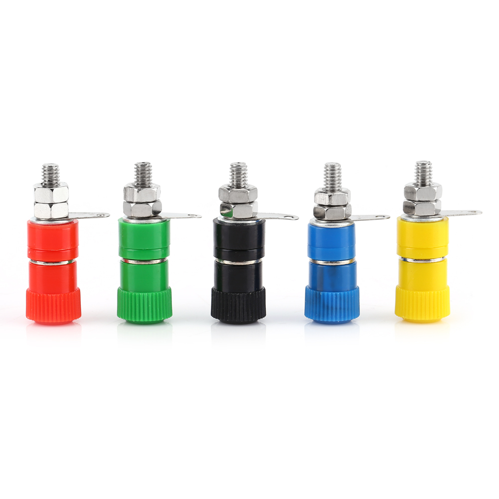 20 Stück 4-mm-buchsenklemmen Für Bananenstecker, Prüfverbinder Und Laborkabel
