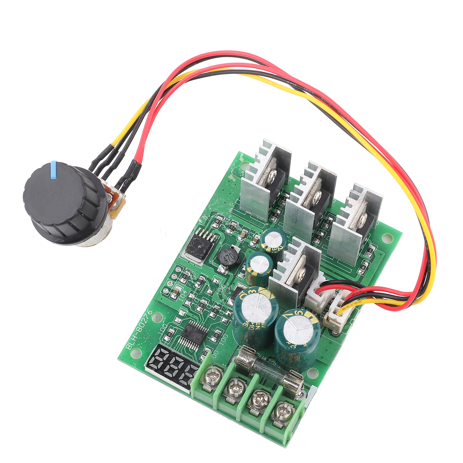 Pwm-drehzahlregler Für Gleichstrommotoren, Digitalanzeige, Dc 6–60 V, 30 A, Einstellbar 0–100 %