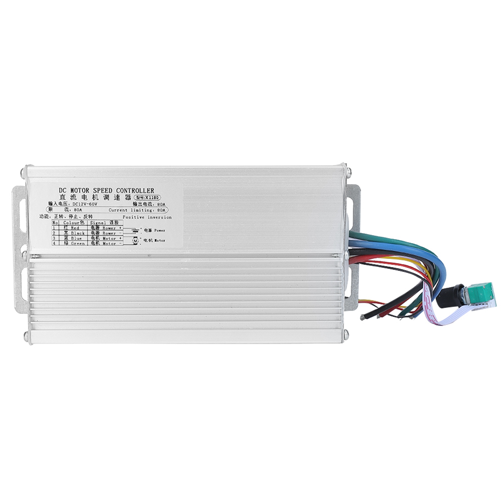 80a 12-60v Dc-motor-drehzahlregler Für Rechts-/linkslauf-gleichstrommotorsteuerung