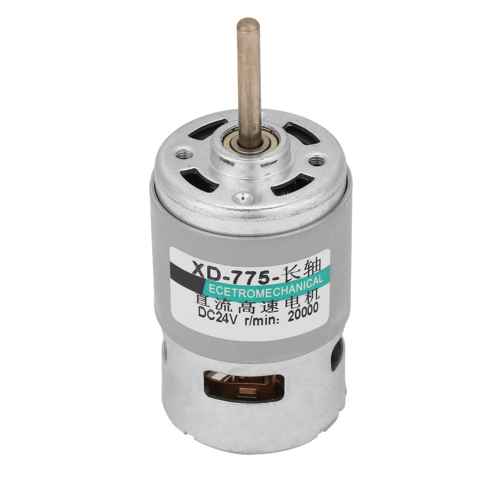 24v 80w Hochgeschwindigkeits-gleichstrommotor Mit 20000 U/min, Verlängerungswelle Und Hohem Drehmoment