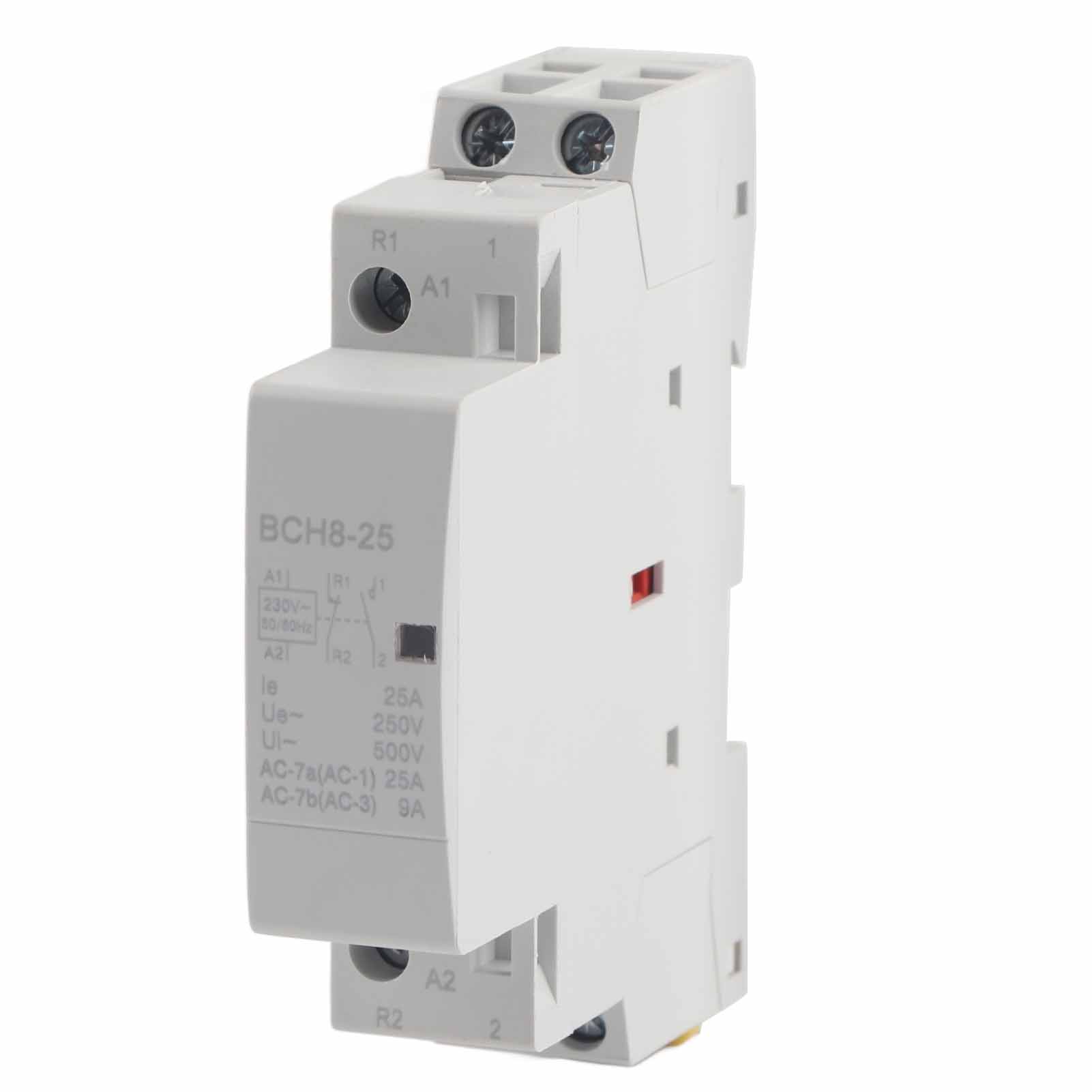 Wechselstromschütz 2p 25a 230v 1ö+1ö Für Din-schienenmontage 50/60hz