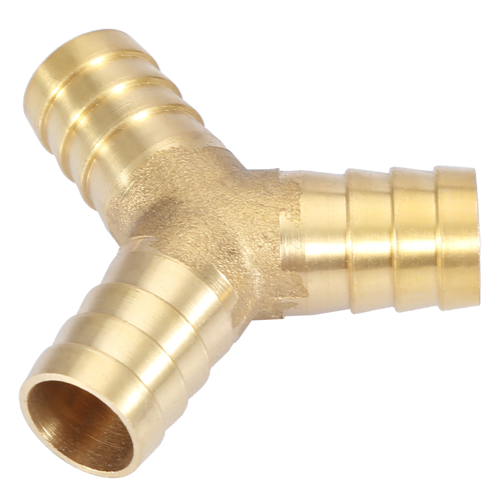 Y-stück Aus Messing, 3-wege, Für Schlauch Mit Widerhaken - Wasser, Luft, Gas - Außendurchmesser 16 Mm (1 Stück)