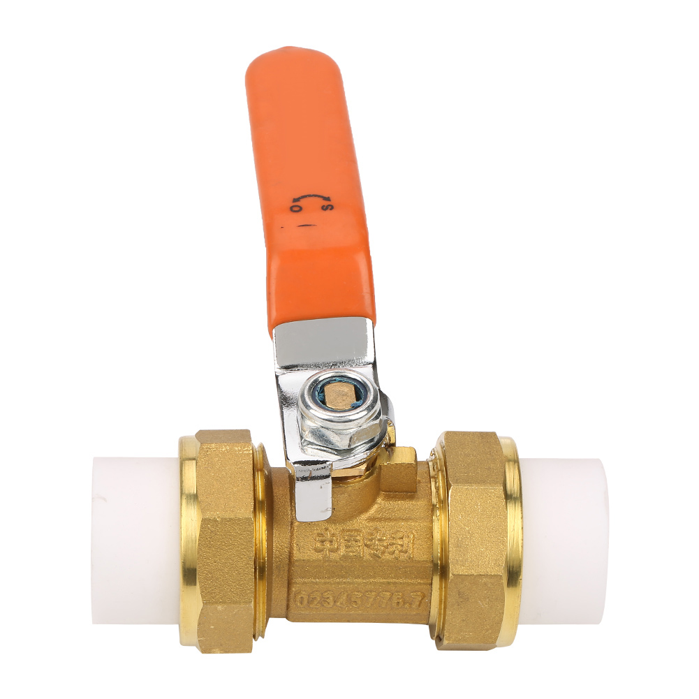 Messing-kugelhahn Mit Doppelter Heißschweißung Ppr-anschluss 3/4" Bsp Dn20