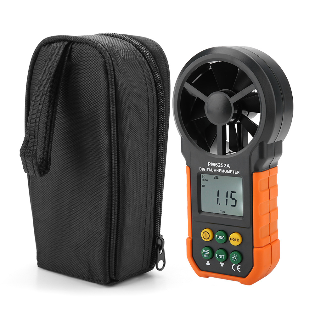 Peakmeter Pm6252a Digitales Anemometer Zur Messung Von Windgeschwindigkeit Und Luftstrom