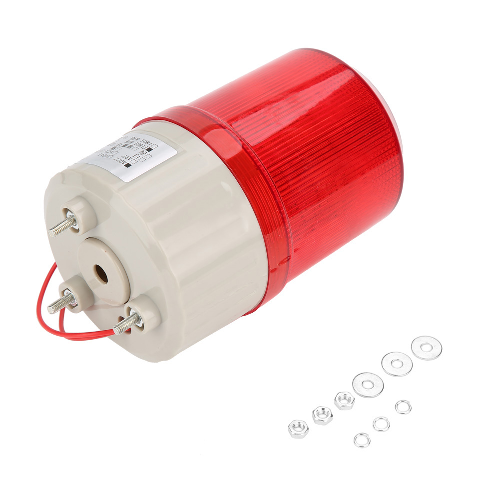 220-v-rotations-led-warnleuchte Mit Akustischem Und Blinkendem Notfallalarm