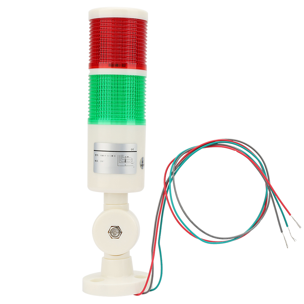 24-v-dc-led-alarmanzeige Für Cnc-maschinen – Rot Oder Grün – Industrielles Warnsignal