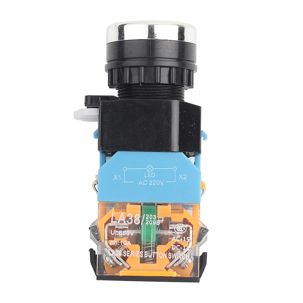Selbstverriegelnder Roter Drucktaster Mit Led-anzeige La38-11dnzs