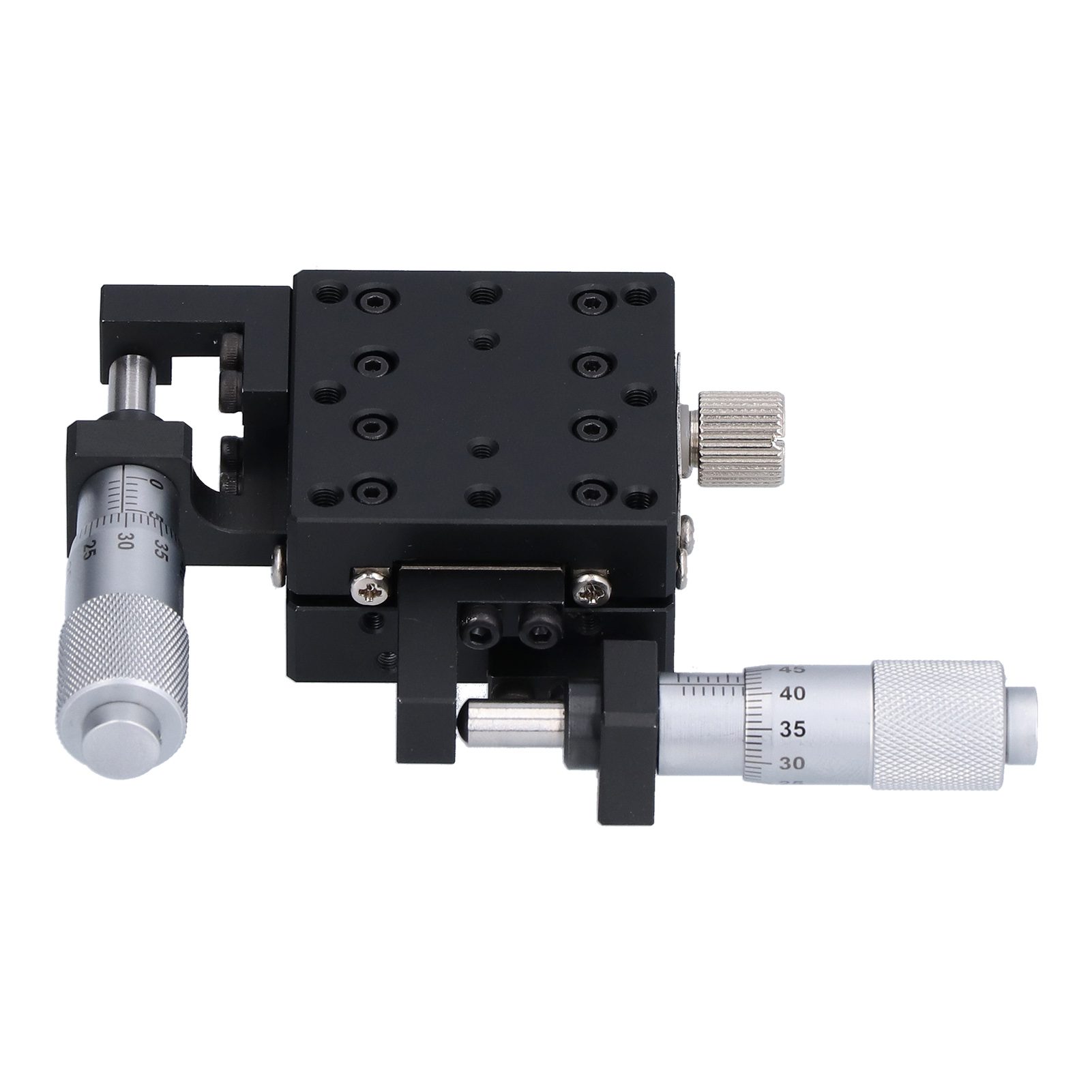 Xy-linearpositioniertisch Mit Kreuzrollen, 40 X 40 Mm Manuelle Verstellplattform M2wg-a40 Für Mikrometrische Präzision