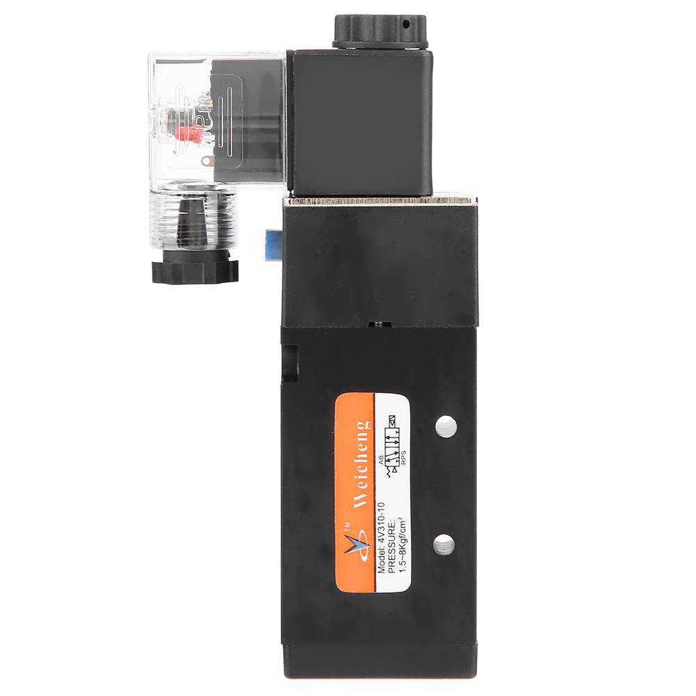 4v310-10 G3/8" 5-wege-magnetventil Mit 2 Positionen, Ac220v-steuerung Für Elektromagnetischen Betrieb