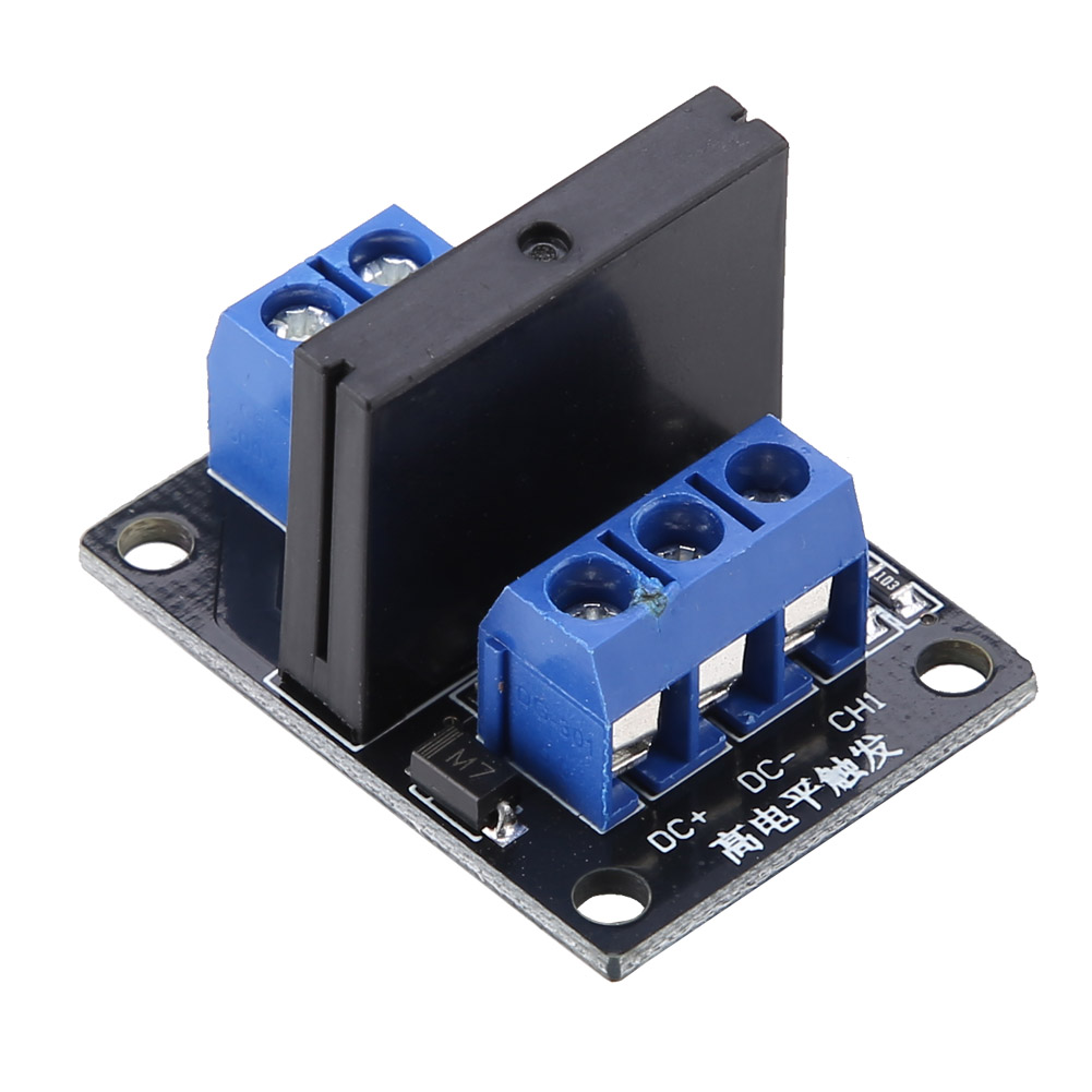 1-kanal-halbleiterrelaismodul, Hochpegel-dc-triggerung 5/12 V, 250 V Ac 2 A Ausgang Mit Sicherung (5 V)