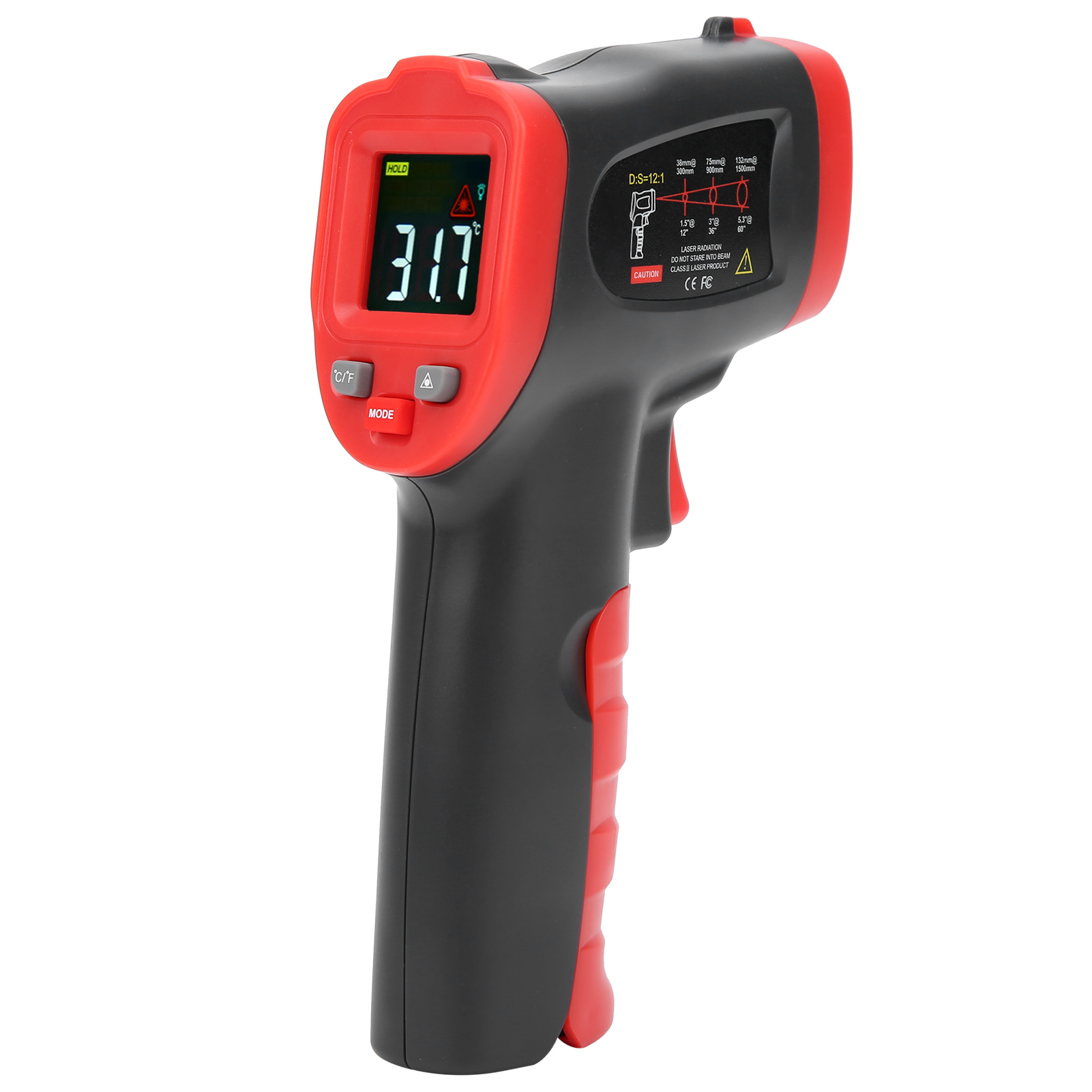 Wt327b Tragbares Industrielles Infrarot-thermometer Mit Farb-lcd-bildschirm -50℃ Bis 600℃