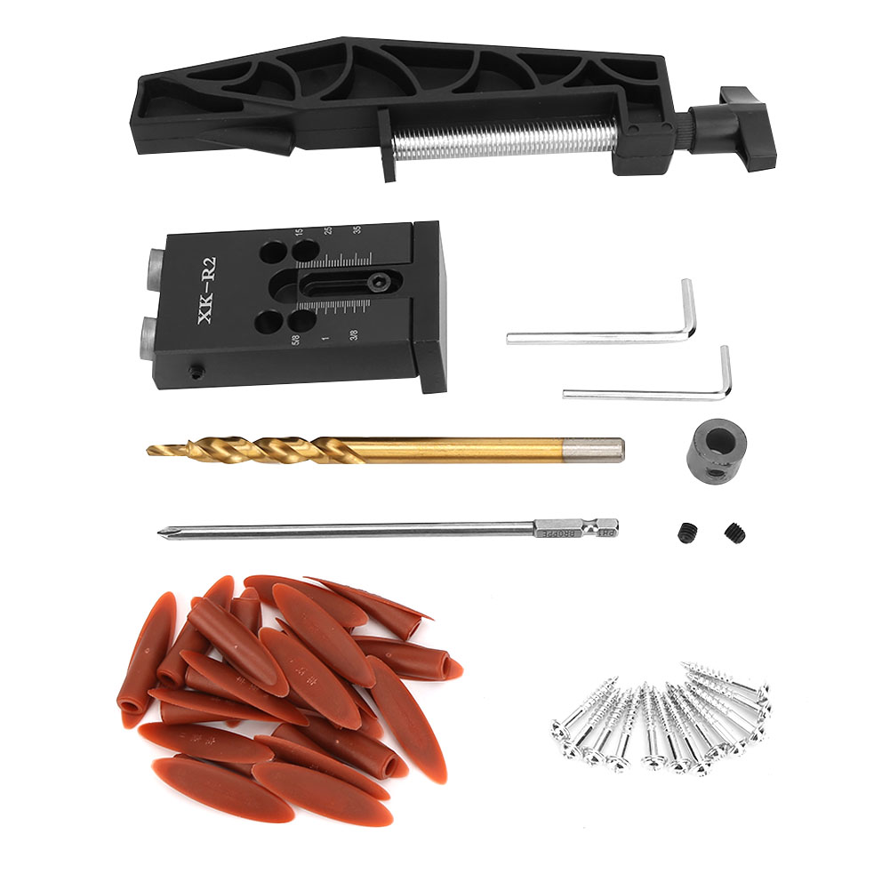 Schwarzes Taschenbohrlehren-set Aus Aluminiumlegierung Für Schräges Bohren