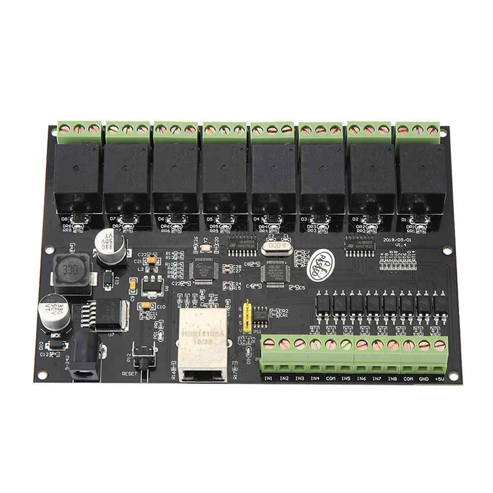 8-wege-ethernet-tcp/ip-netzwerkrelais-controller Für Ein/aus-ausgangsschalter