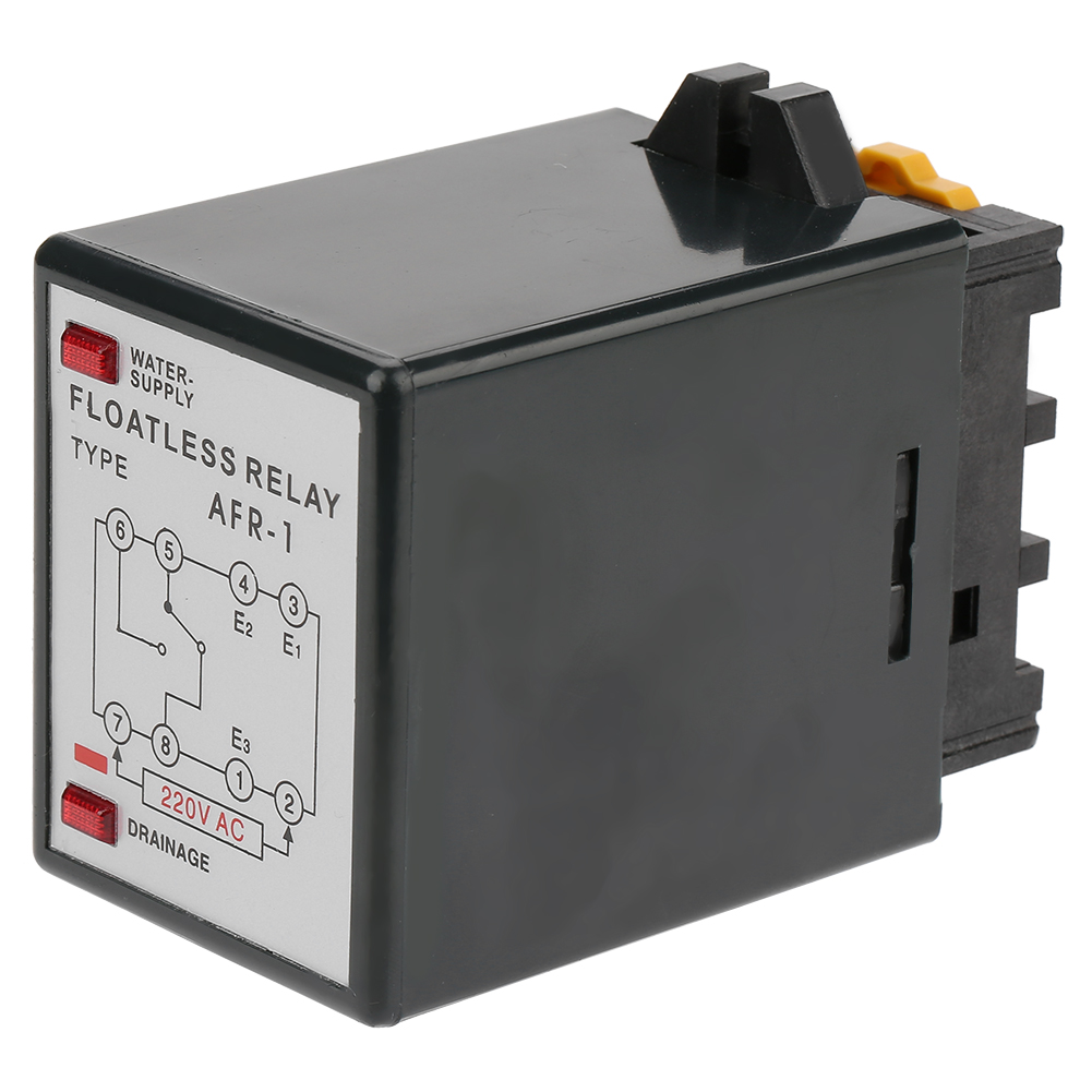 Afr-1 Wasserstandsregelungsrelais 220 V Ac - Schwarzer Schwimmerschalter