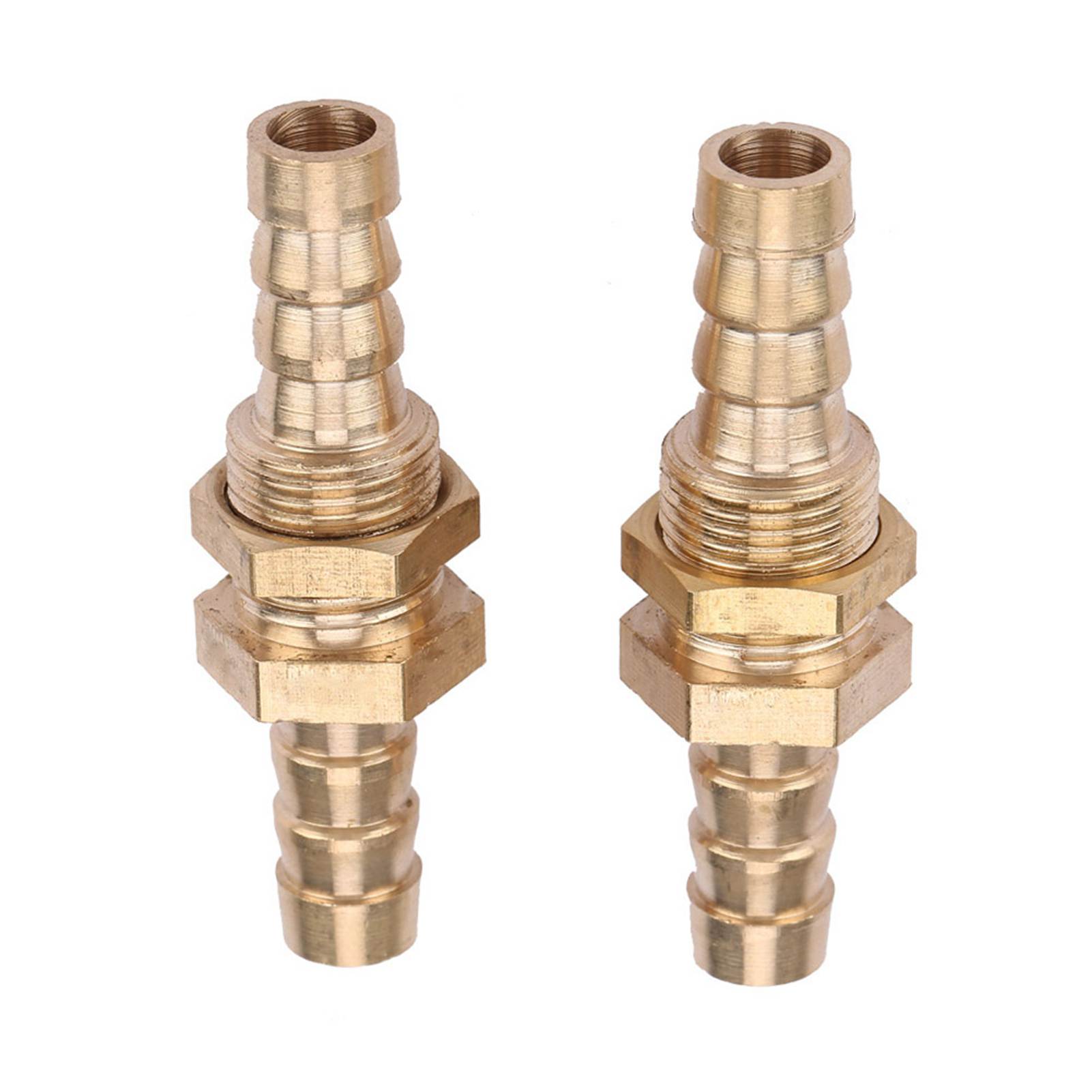 2-teiliges Messing-fitting Mit Endkappe Für Rohr- Und Leitungsverbinder Mit Adapter (8 Mm)