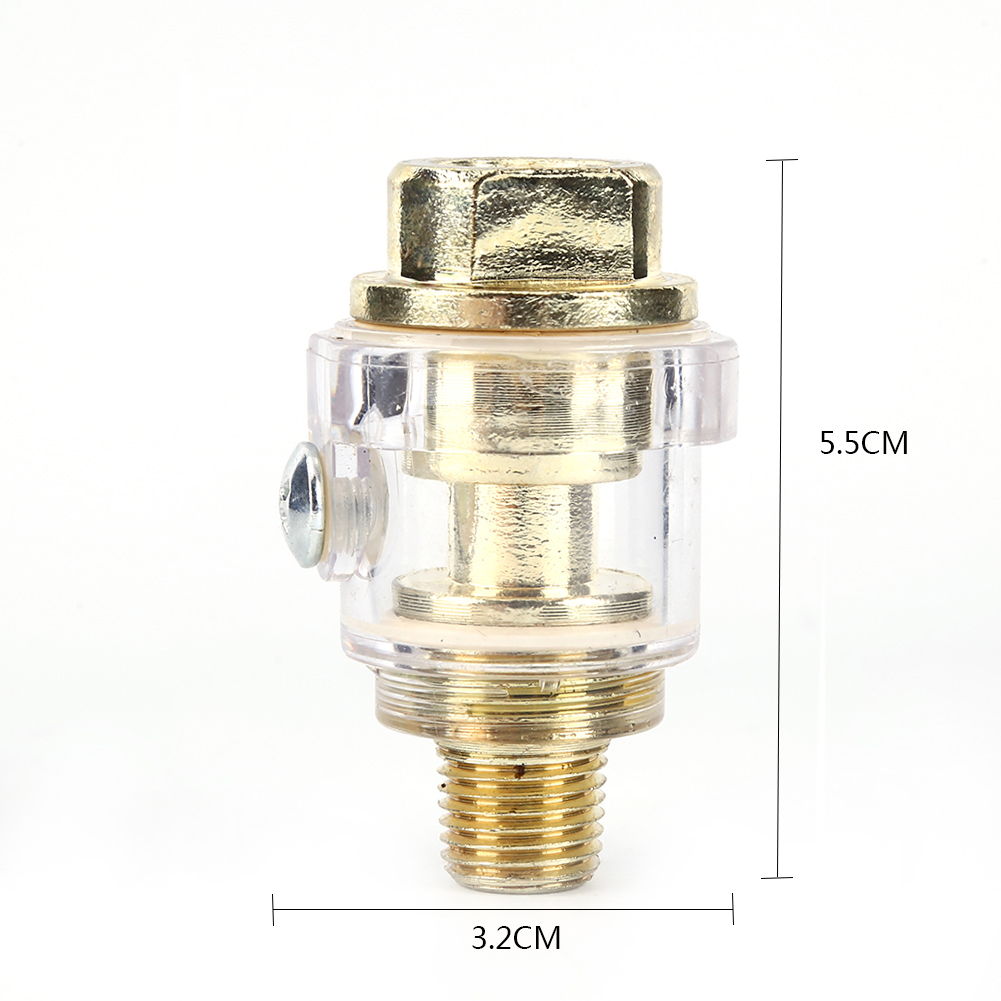 Mini 1/4" Bsp Inline-schmiergerät Für Druckluftwerkzeuge Und Luftkompressoren