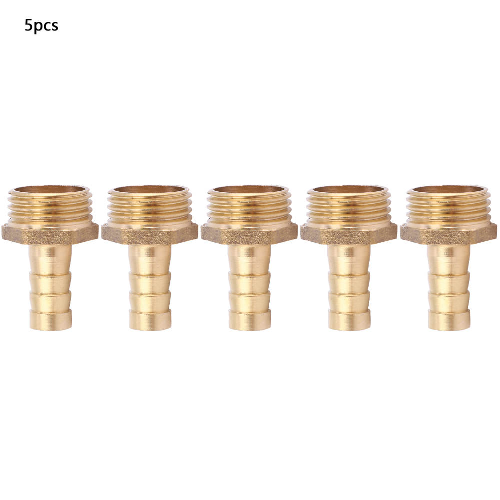 5-teiliges Messing-fitting 10 Mm Mit Bsp-außengewinde Und Schlauchtülle, Kupplungsadapter (3/4")