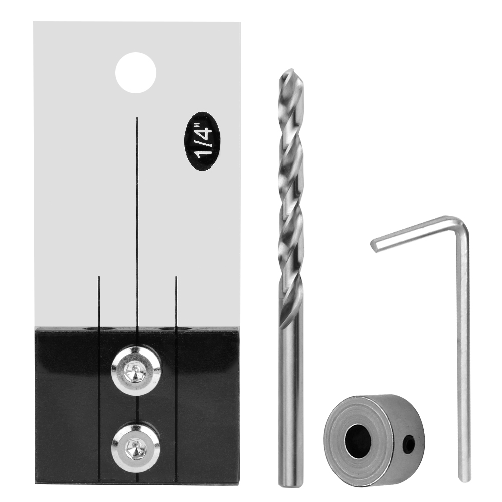 Taschenbohrmaschine Mit Bohrschablone Für Dübel Und Stufenbohrer, Holzbearbeitungswerkzeug.