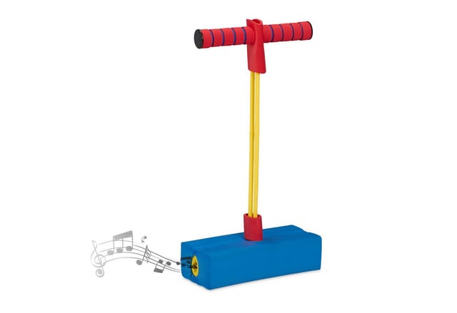 relaxdays Hüpfspielzeug Schaumstoff Pogo Jumper für Kinder