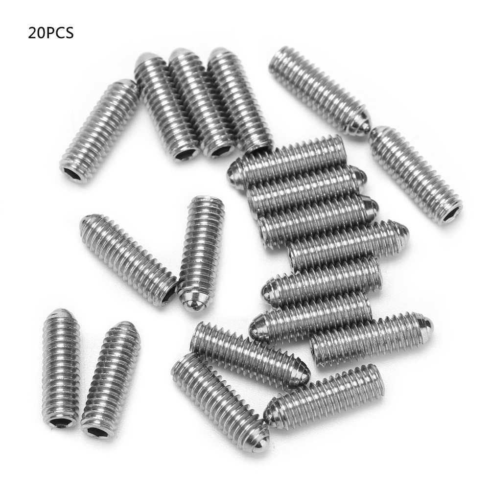 Sechskant-kugelfederbolzen Aus Stahl Zum Befestigen Und Positionieren (m6x12, 20 Stück)