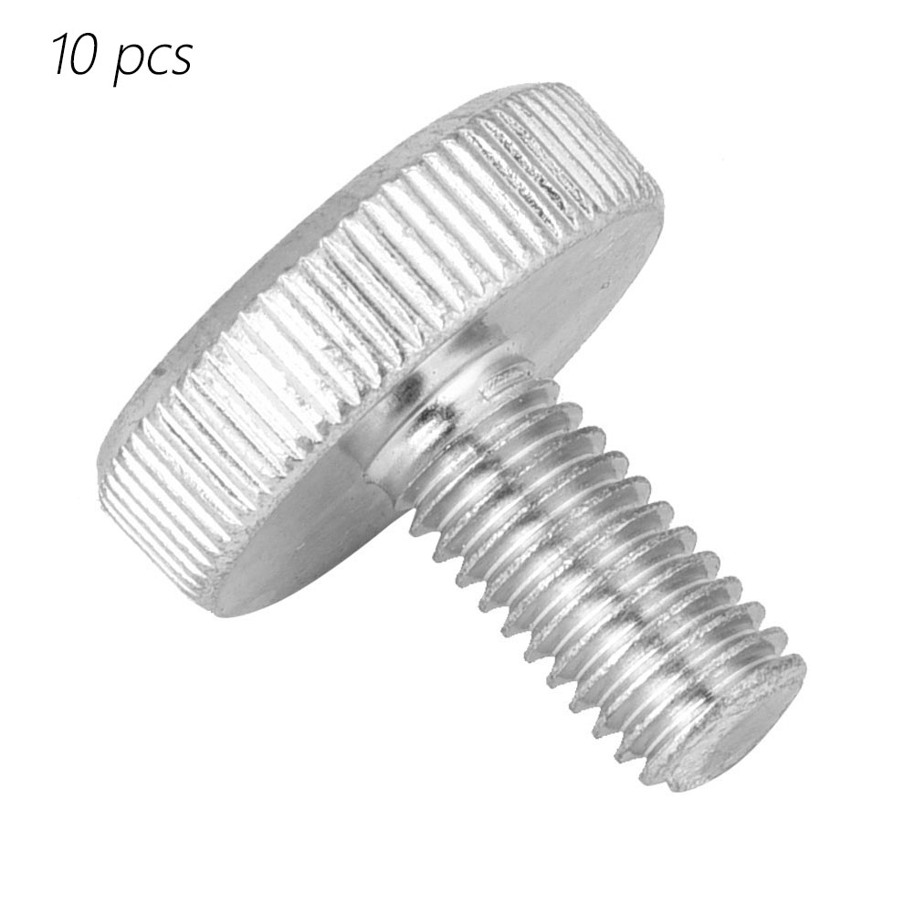 10 M8 (m8x16) Flachrändelflügelschrauben Aus Verzinktem Kohlenstoffstahl – 10er-packung