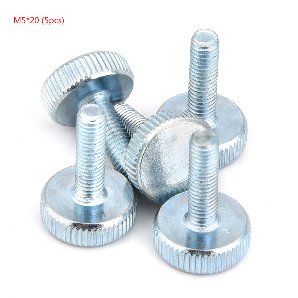 Verzinkte Rändelflügelschrauben Aus Kohlenstoffstahl M5 (m5x20, 5er-packung)