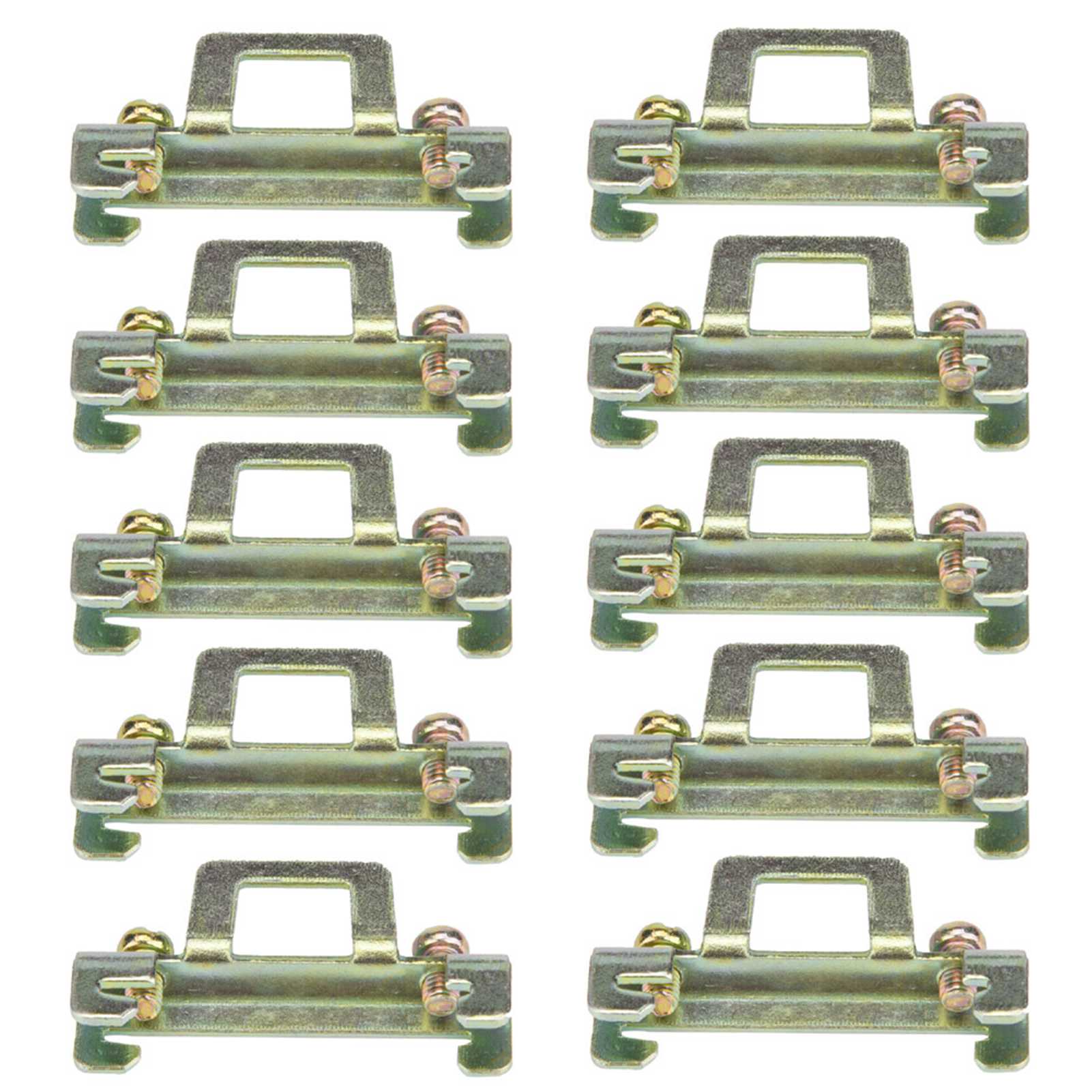 10 Stück Din-schienenhalterungen 35 Mm - Metall, Modell 11