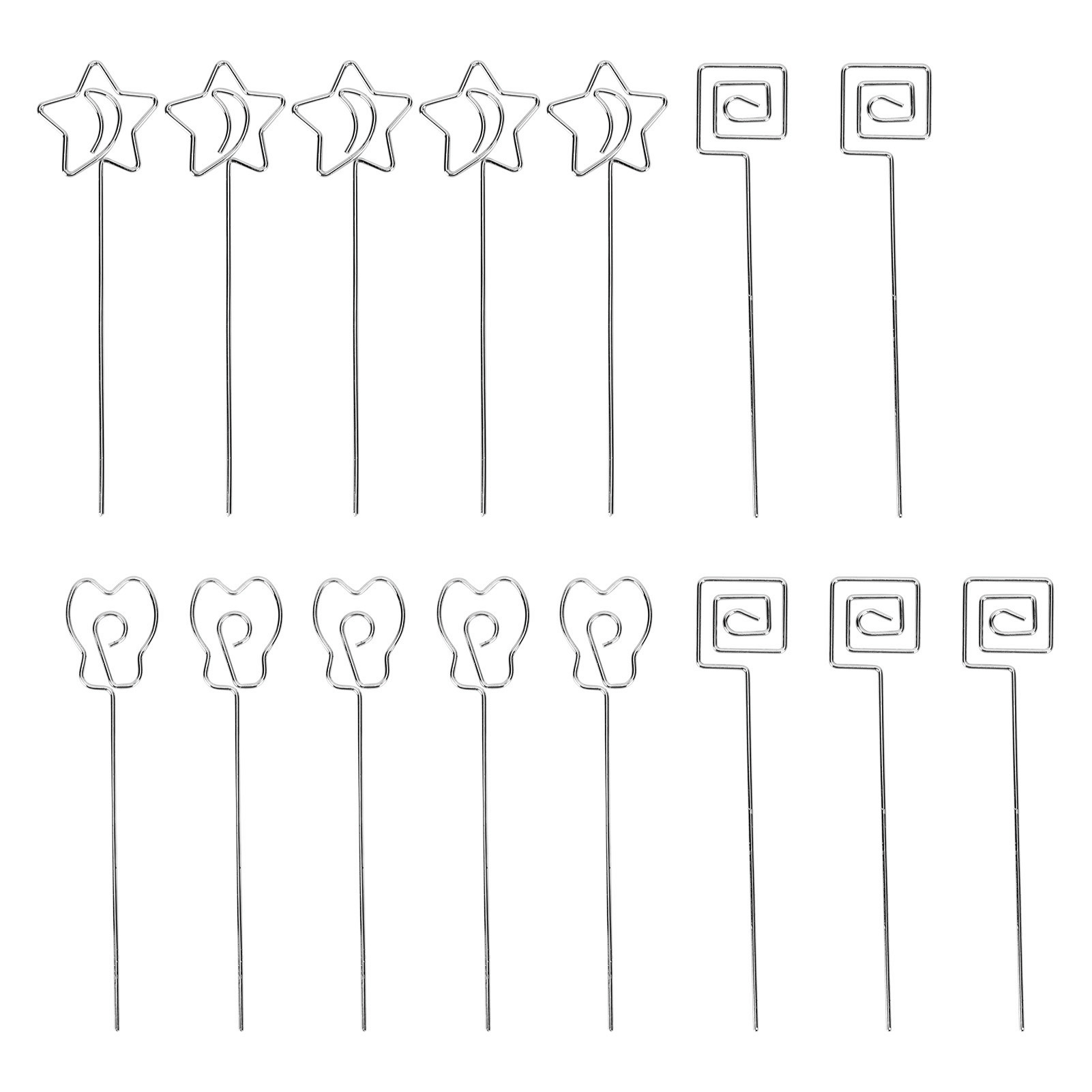 15-teiliges Tischkarten-set, Elegante Fotopräsentation Für Bürogeburtstage, Partys Oder Veranstaltungen, Hübsches Design Und Silberne Oberfläche
