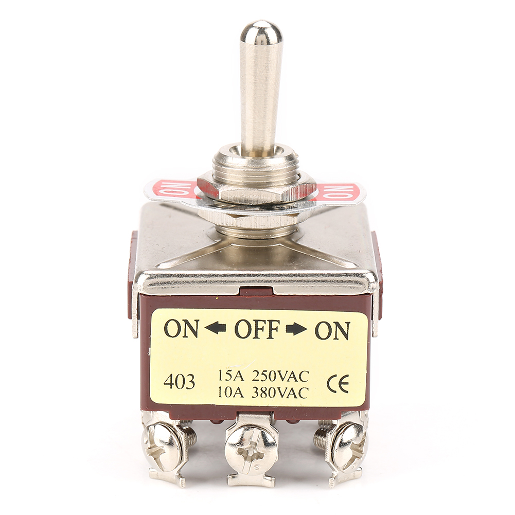 3-positionen-wippschalter Ein/aus/ein, 4pdt, 12 Pins, 15 A, 250 V Wechselstrom