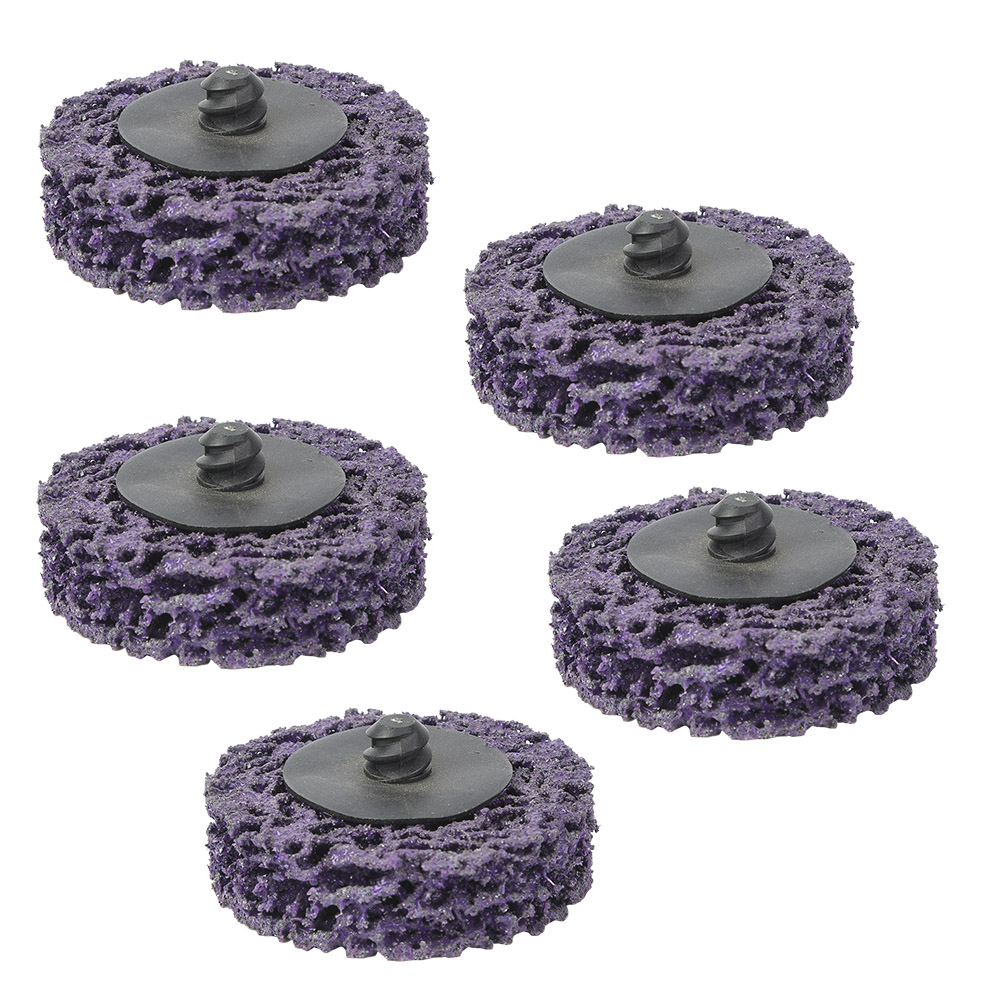 X 50 Mm Poly-lamellenscheiben Zum Entrosten, Lackschleifen Und Entrosten (lila)
