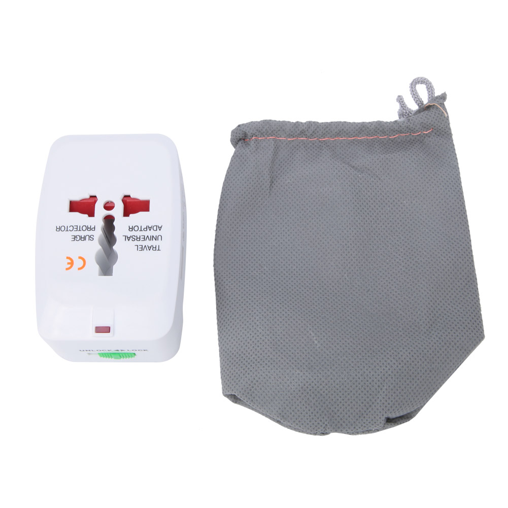 Universeller Usb-reiseadapter Mit Flammhemmendem Abs-gehäuse, 100–240 V Wechselstrom, 10 A