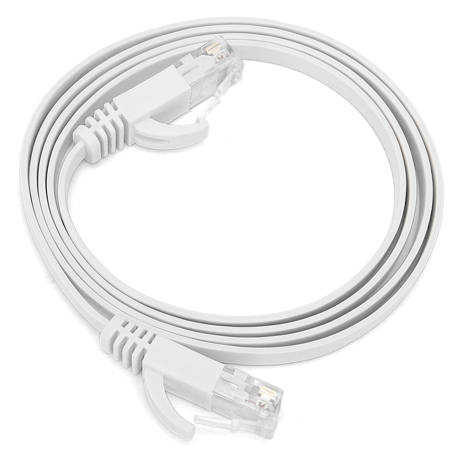 Cat6 Flaches Ethernet-kabel, 1 Meter, 8-adriges Kupferkabel Für Gigabit-verbindung