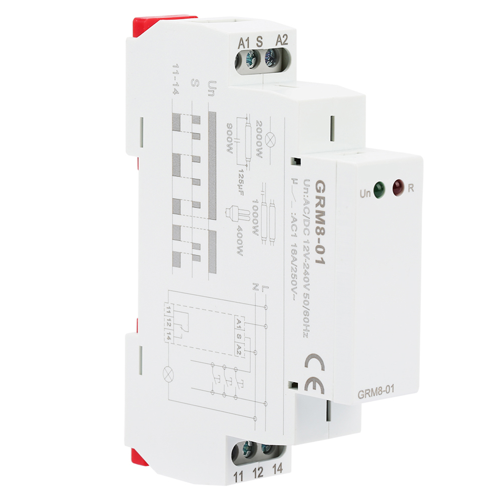 Grm8-01 Elektronisches Impulsrelais – Rastrelais Mit Speicher Ac/dc 12–240 V