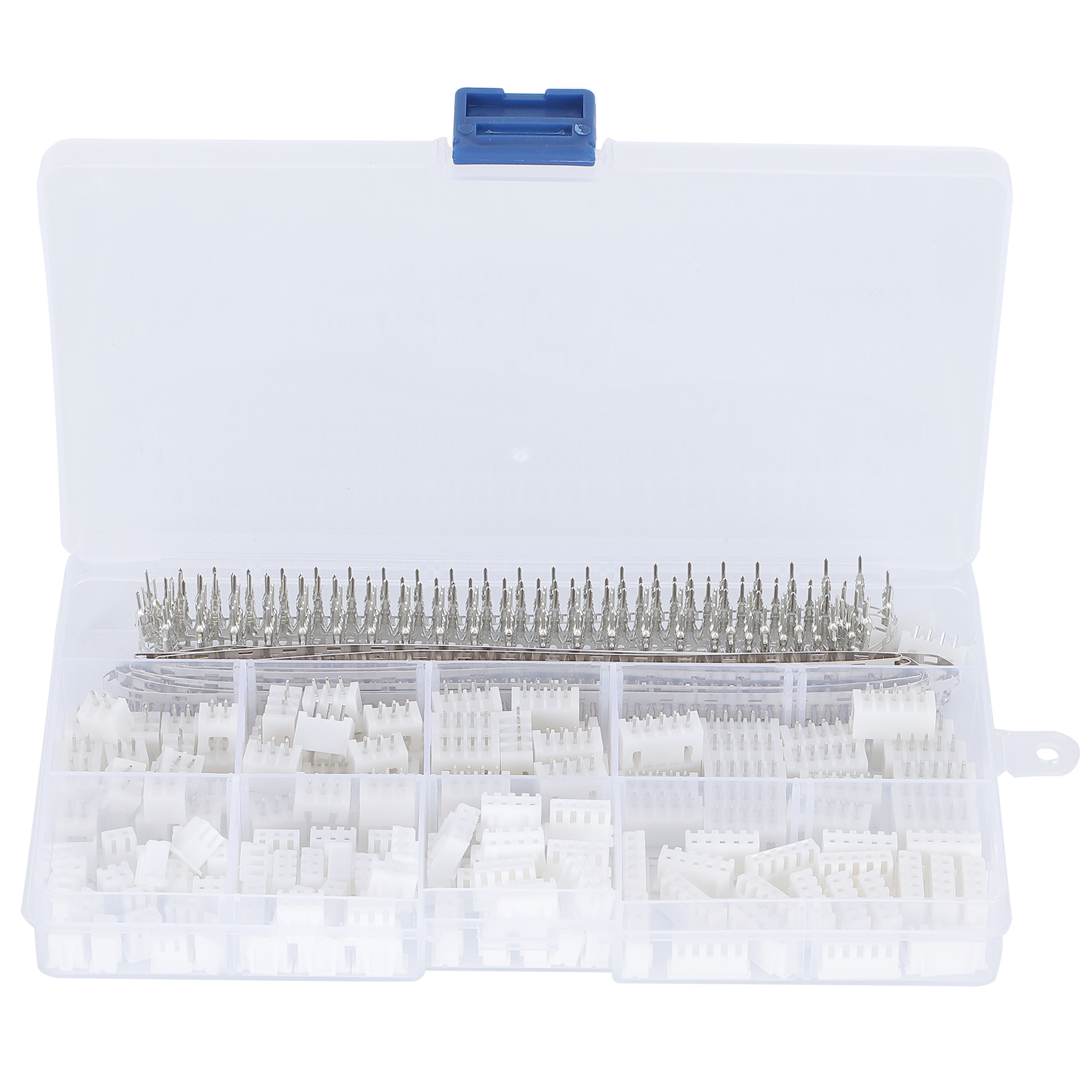 560-teiliges Set Aus Stecker- Und Buchsengehäusen Und Klemmenblöcken, Weiß