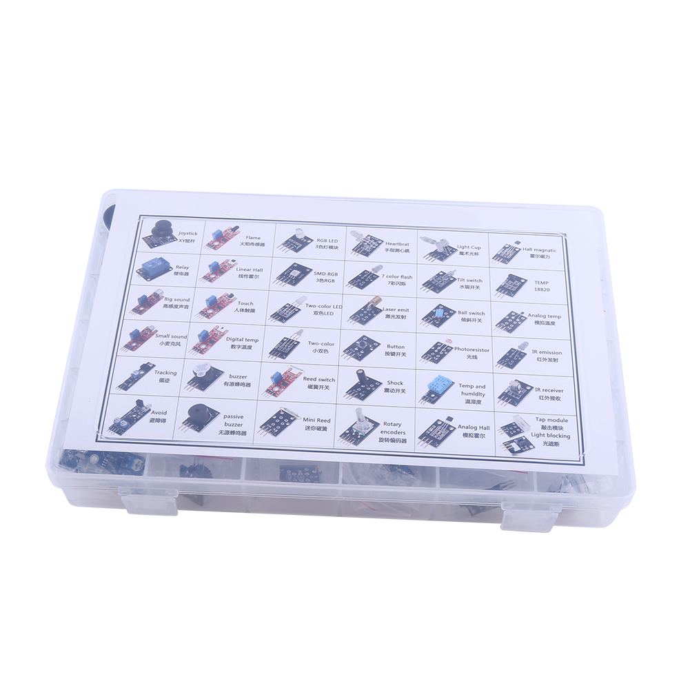 37-modul-sensor-kit Für Arduino Und Raspberry Pi – Aufbewahrungsbox