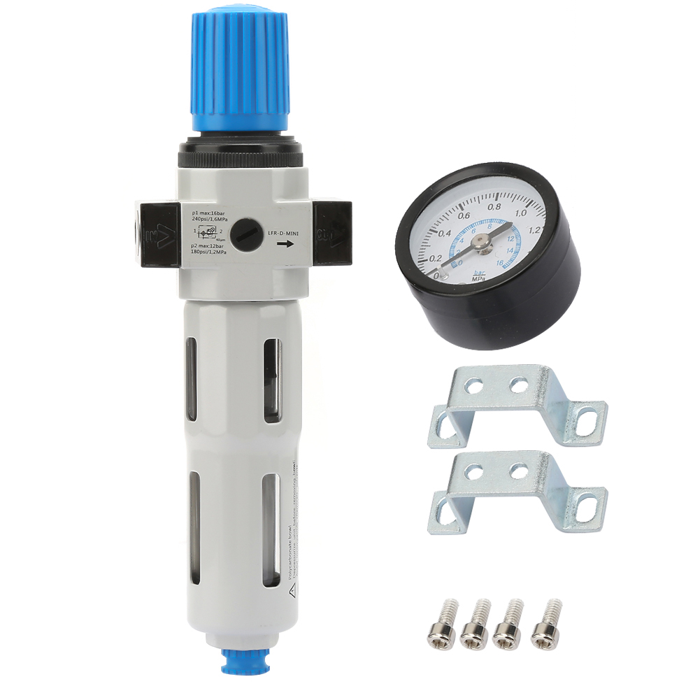 G1/4"-druckregelventil Aus Aluminiumlegierung Mit Luftfilter, 1,6 Mpa