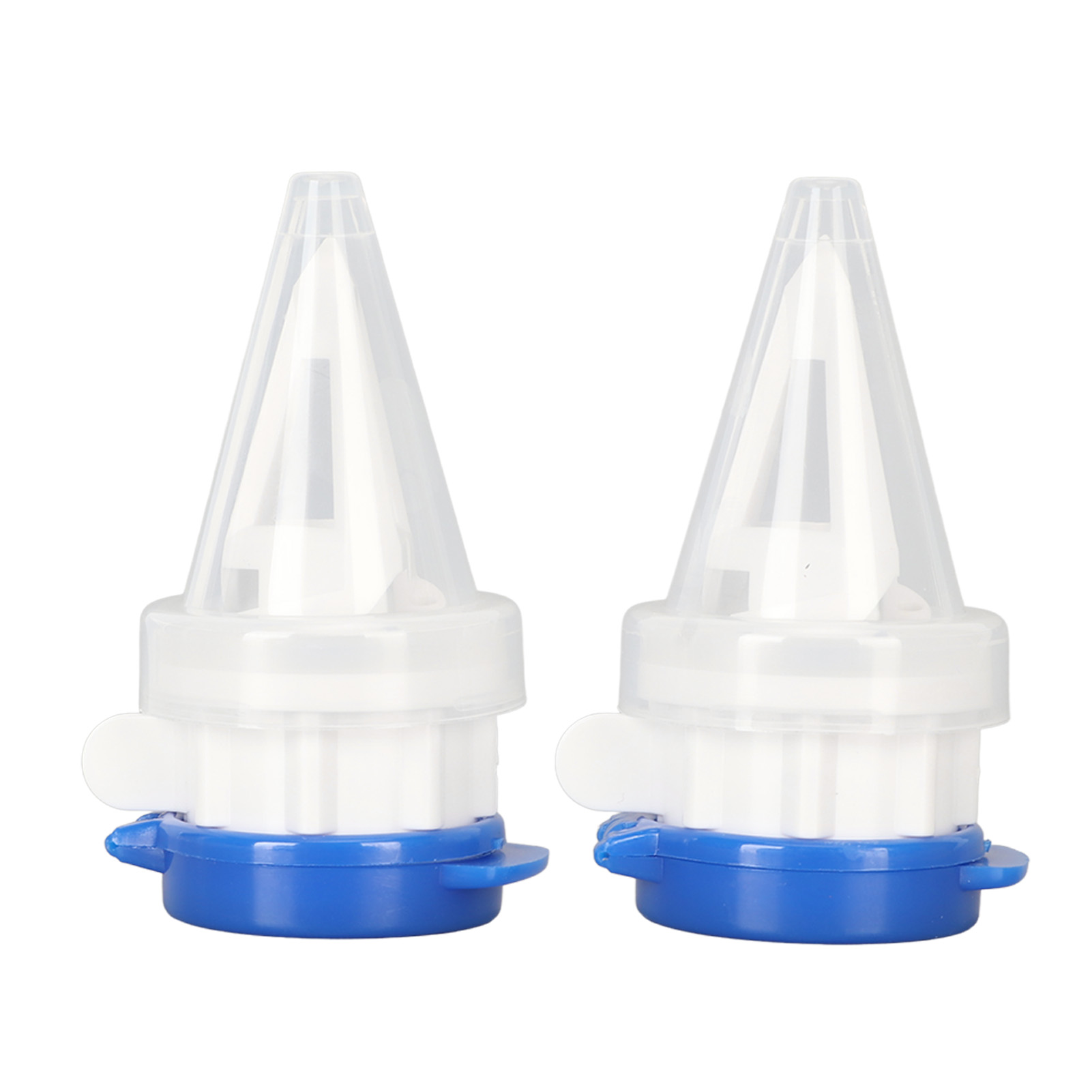 2-teiliges Flaschenausgießer-set Für Getränke Mit Deckel, Ergonomischer Milchspender, Einfache Montage, Getränketeiler Für Küche Und Haushalt