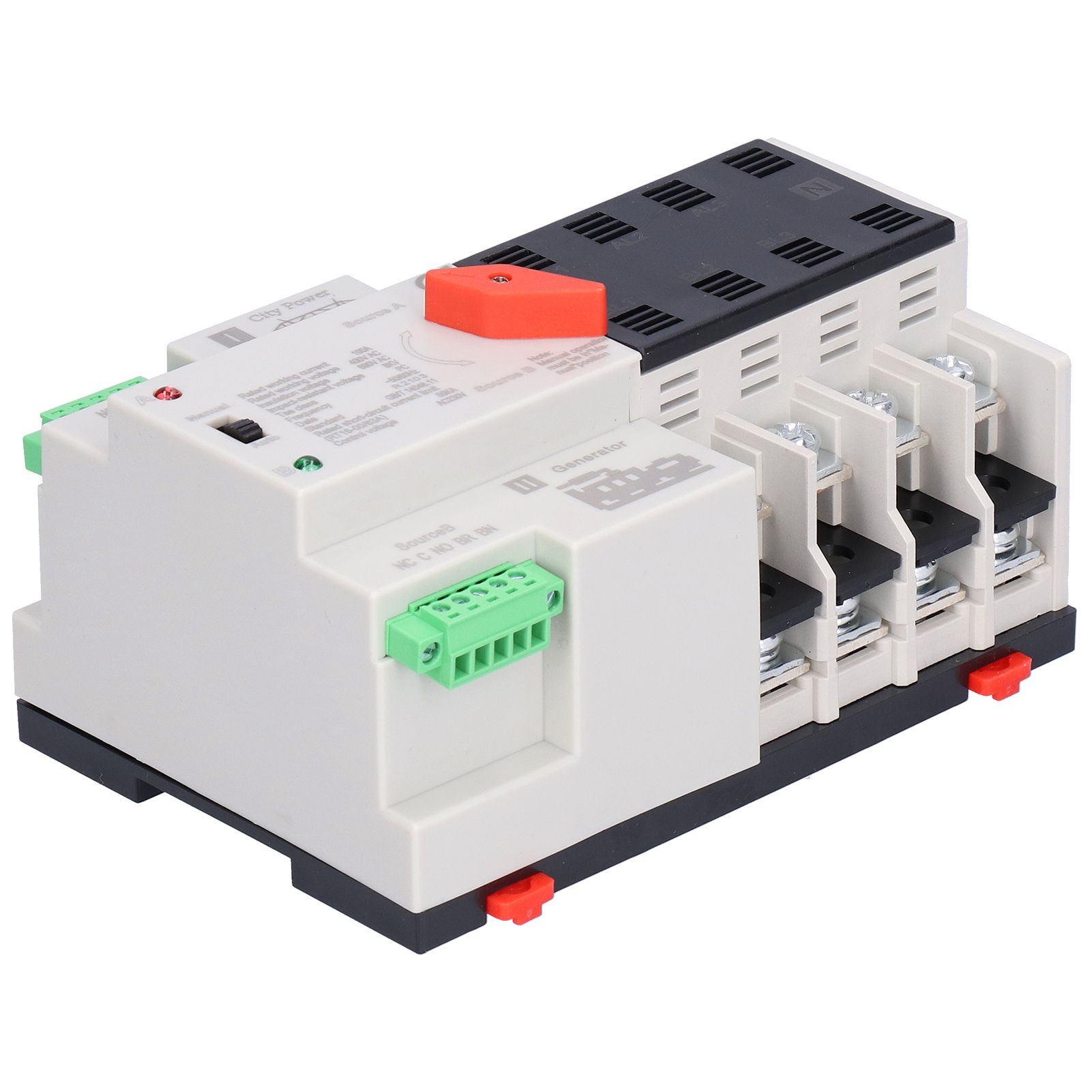 Automatischer 2-wege-schalter 4p 100a 400v Ac Typ Pc Isolation Ats