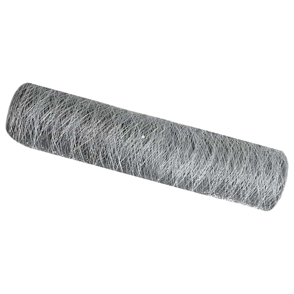 Maison Exclusive - Sechseckgeflechtzaun 0,4 X 100 M Verzinkter St