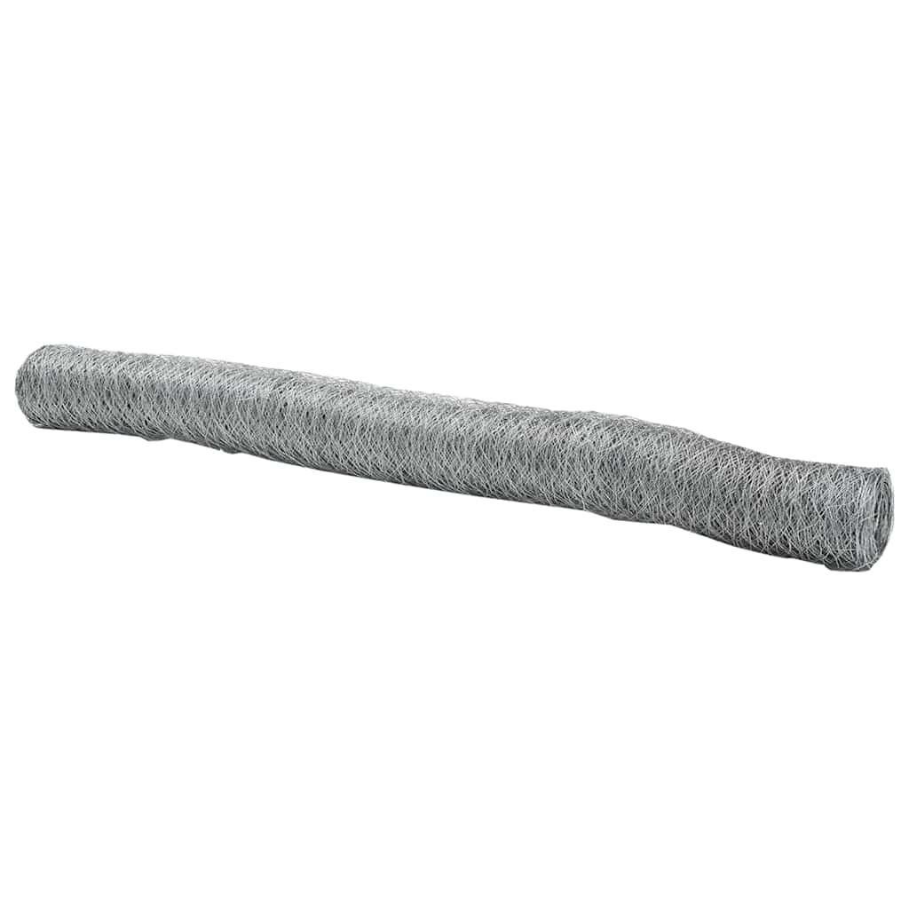 Maison Exclusive - Sechseckgeflechtzaun 1,4 X 25 M Verzinkter Sta