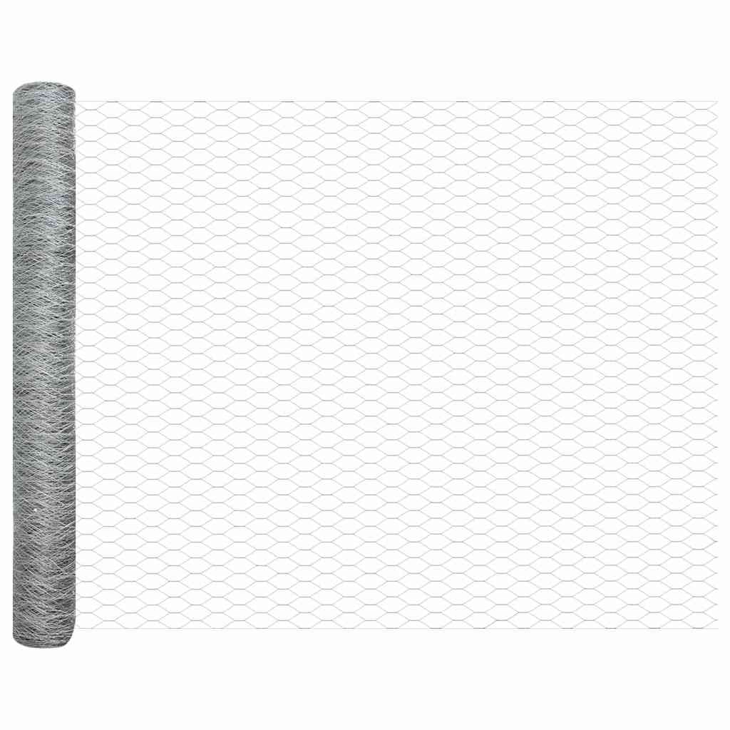 Maison Exclusive - Sechseckgeflechtzaun 1,4 X 50 M Verzinkter Sta