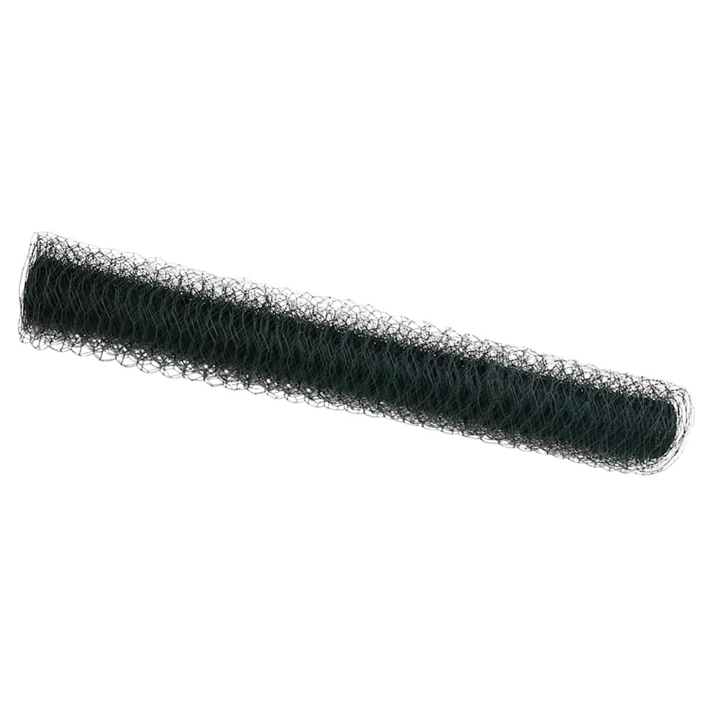 Maison Exclusive - Sechseckgeflechtzaun 1,4 X 25 M Pvc Grün