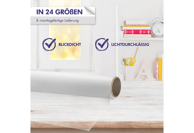 INDIGOS UG Fensterfolie Sichtschutzfolie Sonnenschutz Kranich Zugvögel Schilf satiniert