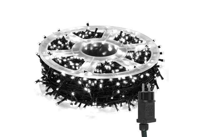 Clanmacy LED-Lichterkette 10-200M LED Lichterkette Weihnachten für Außen Innen 8 Modi Party Deko, Weihnachtsdeko Innen/Außen, 8 Modi Speicherfunktion, Wasserdicht