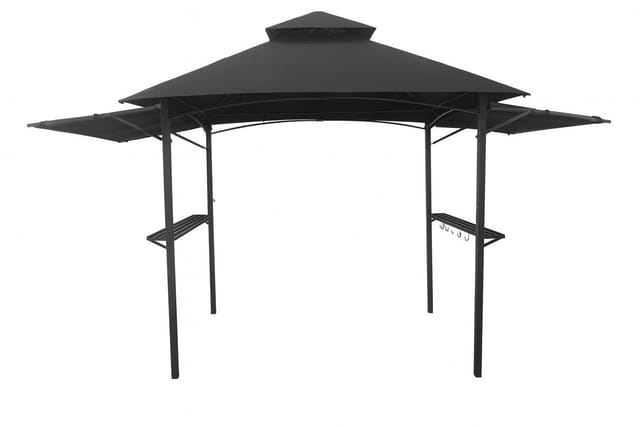 Gardissimo Grillpavillon Raucherpavillon Braai, (Spar-Set, komplett-Set), mit zwei klappbaren Seitenteilen
