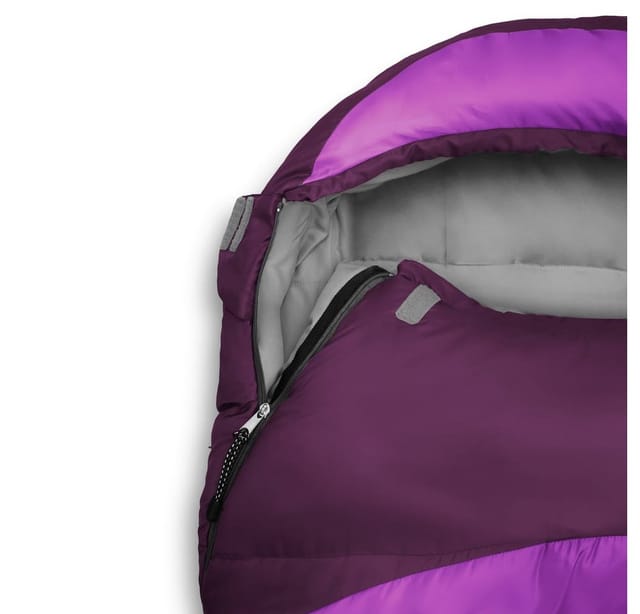 Lumaland Mumienschlafsack Where Tomorrow Camping Schlafsack mit Tasche, wasserabweisend Wärmekragen atmungsaktiv 230x80x55