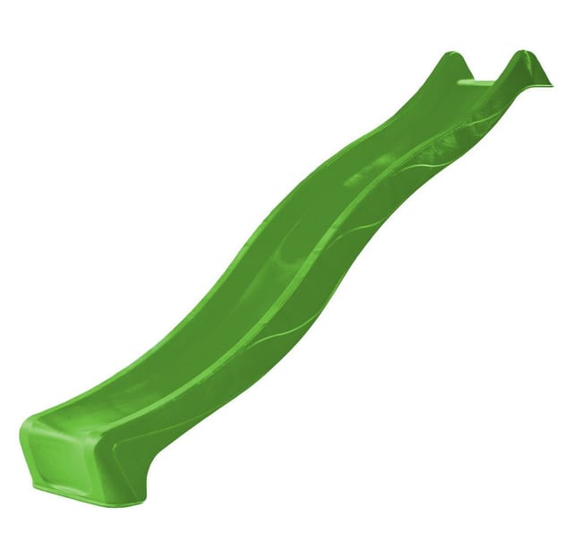 Wickey Rutsche Wellenrutsche Flash 300 cm – Outdoor-Rutsche mit Wasseranschluss, (Schnell montiert – ideal für DIY-Projekte - Belastbar bis ca. 70 kg, Anbaurutsche für Spielgeräte - Bewegungsfördernd für Kinder), UV-beständig, wetterfest, pflegeleicht mit hohen Seitenwangen