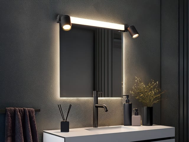 TRIO Leuchten LED Spiegelleuchte, Memoryfunktion, LED fest integriert, LED wechselbar, Warmweiß, Neutralweiß, Wand-leuchte mit Schalter, Bad-lampe für Badezimmer-spiegel, B: 60cm