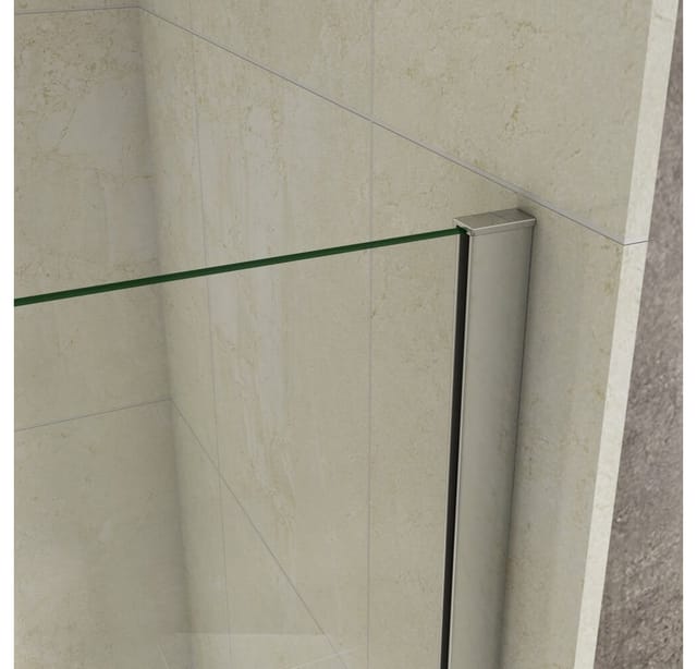 Duschparadies Badewannenaufsatz 140cm Duschwand Aufsatz Duschabtrennung Badewanne Trennwand, 6mm ESG klares Sicherheitsglas, Breite70cm,Breite75cm,Breite80cm,Glas