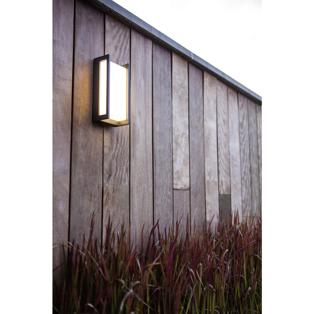 Eco-light Qubo Wandlampe Grau Anthrazit Led 18w